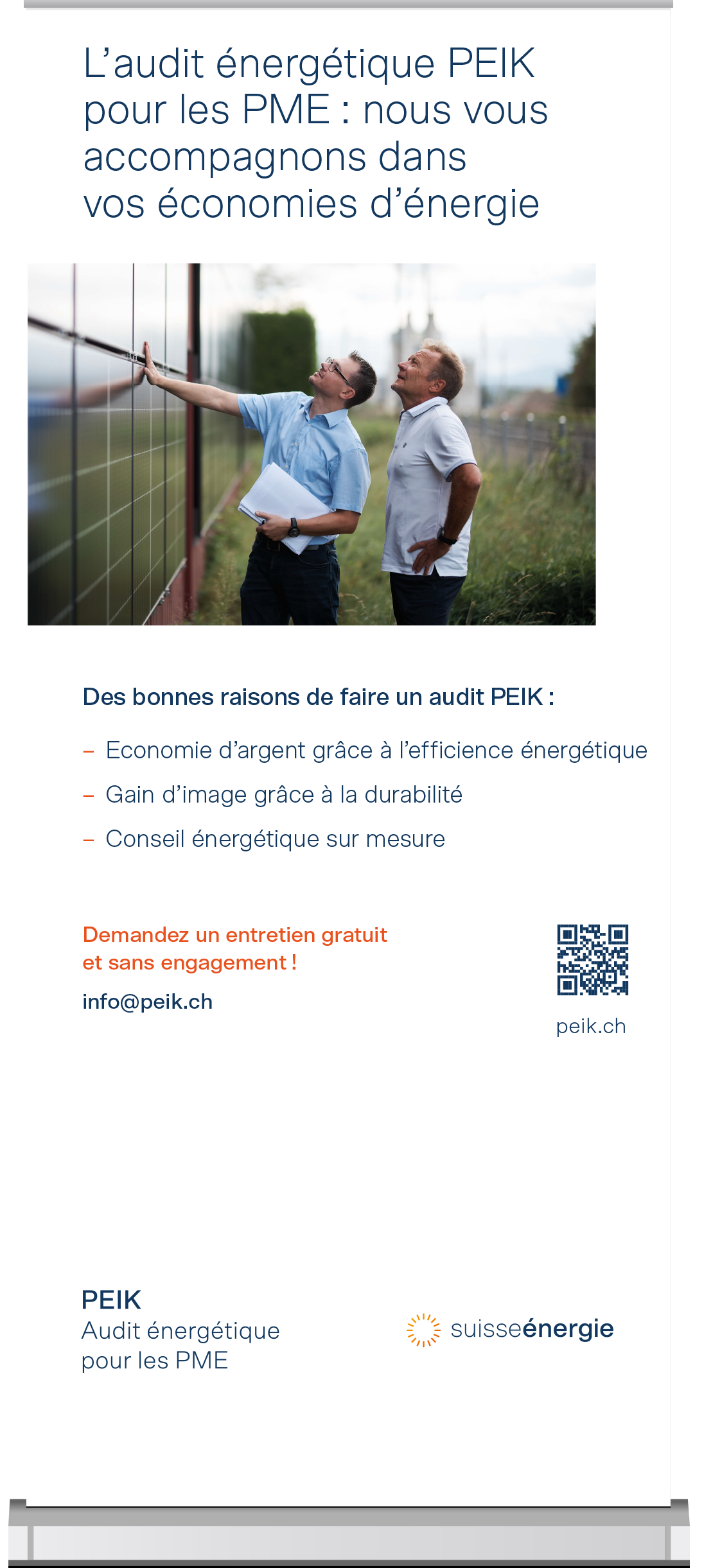 KMU in der ganzen Schweiz für Energieberatungen gewinnen.