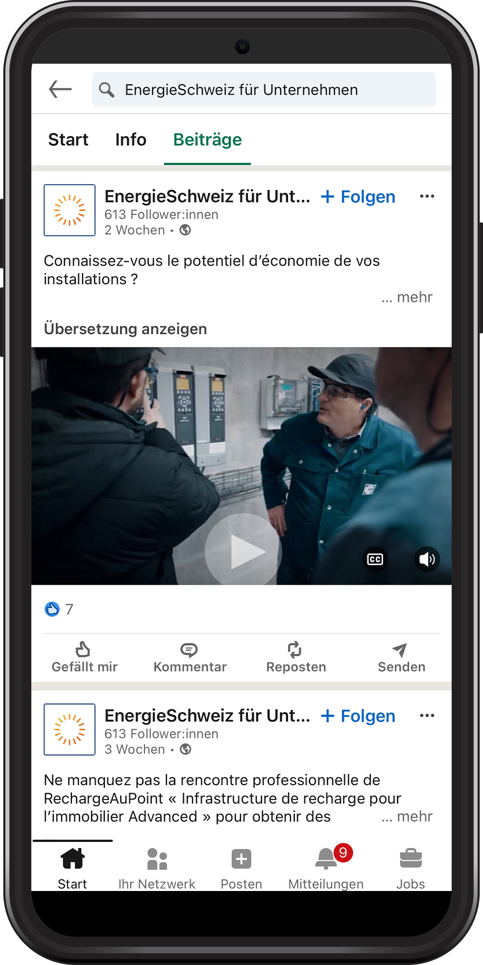 Unternehmen für Effizienzmassnahmen bei elektrischen Motoren und Antrieben sensibilisieren.